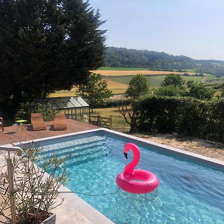 Freulleville Gite Piscine Jacuzzi Privatises Clos Valentin מראה חיצוני תמונה